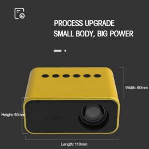 T500 1920x1080p 80 Lumens Portable Mini Home Theater LED HD Digital