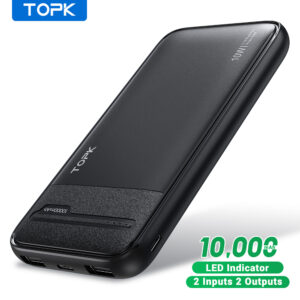 TOPK I1016 Power Bank 10000mAh Portable Charger Powerbank 10000mAh