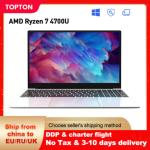 Topton 15.6'' Metal Laptop AMD Ryzen 7 3700U 5 3500U Max 36G DDR4 2T