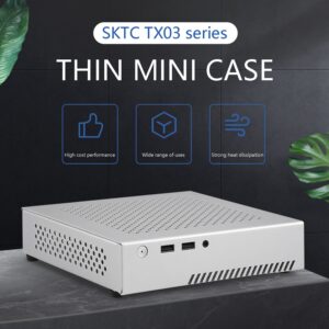 TX03 Mini ITX Case Computer Chassis HTPC Host Usb2.0 ITX Enclosure