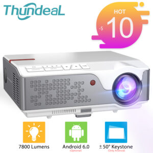 Thundeal Full HD 1080P Projector TD96 TD96W Android WIFI LED Proyector