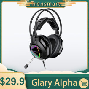 Tronsmart Glary Alpha Wired Headphones PS4 Gaming Headset Gamer With