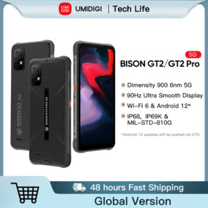 Umidigi BISON GT2 PRO 5G Android 12 Rugged Smartphone IP68 Dimensity