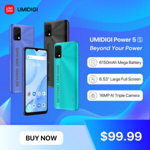 Umidigi Power 5S Smartphone 4GB 64GB 6.53"hd+ Display 16MP Triple