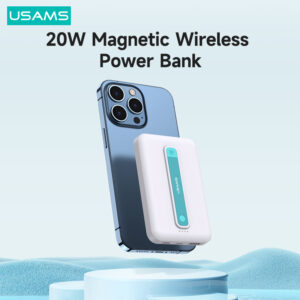 USAMS 22.5W 10000mAh Magnetic Wireless Quick Charging Power Bank QC PD