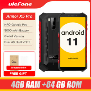 Ulefone Armor X5 Pro Rugged Waterproof Smartphone 4gb+64gb Android 10.0