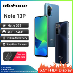 Ulefone Note 13P Smartphone Helio G35 5180mAh Android 11 4gb+64gb