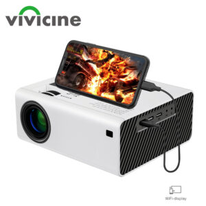 Vivicine V6 LED Mini Projector , 5000 Lux , Support Full HD 1080P Sync