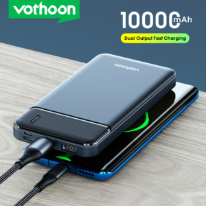 Vothoon Power Bank 10000mAh 2 USB Portable Charging Power Bank External