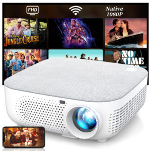Wiselazer Design 1080P LCD 9500 Lumens Full HD Home Theater Video LED
