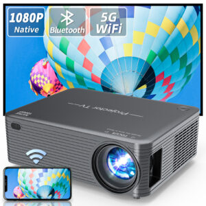 Wiselazer A30 Portable LED Projector Native 1920*1080P Resolution Full