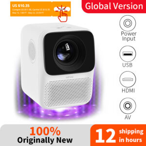 Wanbo T2 Free Projector Portable Mini Home Theater Projector LCD