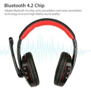 Wireless Bluetooth Compatible Headband Over Ear Headset 3D Bass Stereo