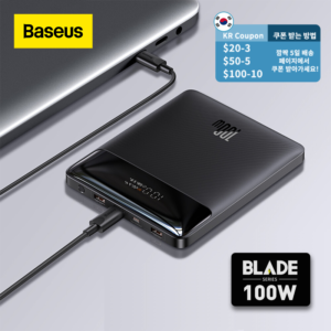 World Premiere Baseus 100W Power Bank 20000mAh Type C PD Fast Charging