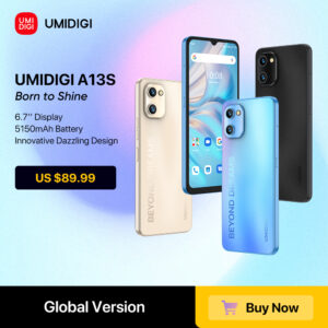 World Premiere Umidigi A13S Android Smartphone 6.7" HD+ Display 4GB