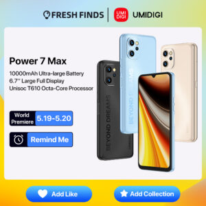 World Premiere Umidigi Power 7 Max Android 11 Smartphone 10000mAh