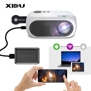 XIDU Mini Projector Support 1080P Full HD Native 480P LED Projector