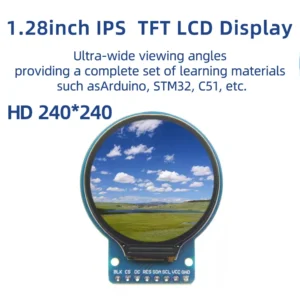 1.28 Inch IPS TFT LCD Display Round Screen 240*240 65K Gc9a01 Drive 4