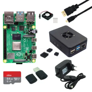 Raspberry Pi 4 8GB 2GB 4GB 1GB RAM With ABS Case Power Supply Adapter