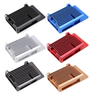 Aluminum Case Metal Shell Enclosure Housing + Tools For Raspberry Pi 4