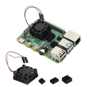 Raspberry Pi 4 Model B CPU Single Cooling Fan With RAM LAN USB Chip