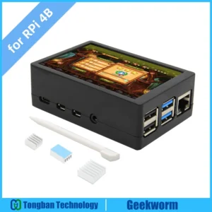 Raspberry Pi 4 Model B 3.5 Inch 480x320 TFT Touch Screen With ABS Case