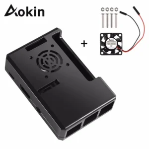 Aokin For Raspberry Pi 4 3 3B Plus Case ABS Protective Shell Removable