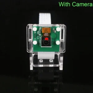 Raspberry Pi 4 Camera Module 5MP Webcam With Acrylic Holder Transparent
