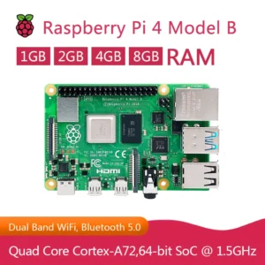 Official Raspberry Pi 4 Model B 4B Dev Board 1GB 2GB 4GB 8GB RAM 4 Core