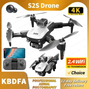 KBDFA S2S Drone Profesional Dual HD Camera Aerial Photography FPV