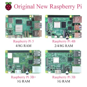 Raspberry Pi 5 4B 3B+ 3B Development Board RAM 1G 2G 4G 8G Broadcom 4