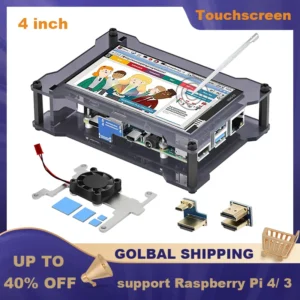 Raspberry Pi Touch Screen 4 Inch 800*480 LCD HDMI Compatible IPS