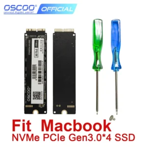 OSCOO NVME SSD For Macbook Pcie3x4 Internal Solid State Drive For Mac