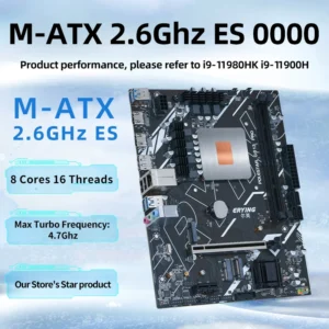 Erying Gaming PC Motherboard Kit I9 With Onboard 11TH Core CPU 0000 ES