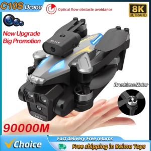 C10S 5G GPS Drone Professional 8K Three Cameras Obstacle Avoidance