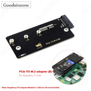 Pcie TO M.2 Adapter B For Raspberry Pi CM4, Supports Nvme Protocol M.2