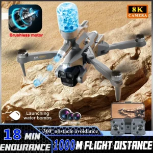 K11 Max Drone With Water Bombs 8K Three HD Cameras Aerial Photography