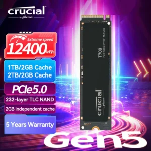 Crucial T700 M2 SSD 1TB 2TB Pcie 5.0 Nvme M.2 SSD P3 PLUS 1TB 2TB 4TB