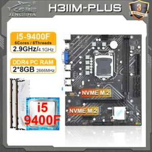 Jingsha H311M PLUS LGA 1151 Motherboard CPU RAM Complete Combo Kit With