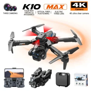 K10 Max / E88 Drone 4K Optical Flow Positioning HD Three Camera