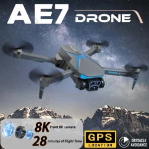 AE7 RC Drone 8K HD Camera 5G WIFI Brushless Aerial Photography Aircraft