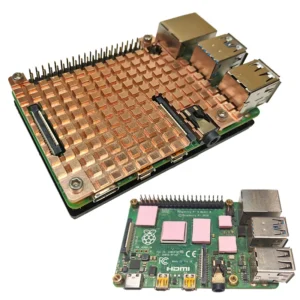 Raspberry Pi 4 Pure Copper Heatsink Protective Case Passive Cooling
