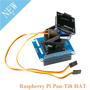 Raspberry Pi Servo Motor Controller For Camera 2 DOF Pan Tilt HAT Light