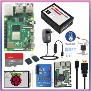 Raspberry Pi 4 Model B Kit 1GB 2GB 4GB 8GB RAM + Card + Case + Cooling
