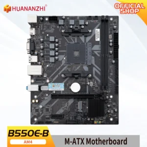 Huananzhi AMD B550 Gaming Motherboard Usb3.2 M.2 Nvme SATA3 Supports R5