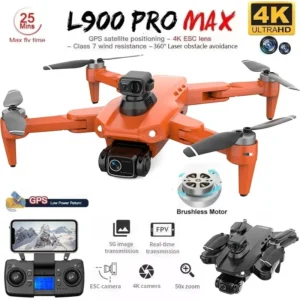 L900 Pro MAX GPS Drone 4K Professional HD Dual Camera 5G WIFI 360°