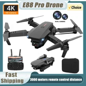 E88pro RC Drone 4K Professinal With 1080P Wide Angle Dual HD Camera