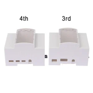 Raspberry Pi 4 Model B ABS Case DIN Rail Mount Large Inner Space Shell