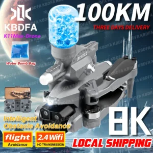 K11 Max Drone With Water Bombs 8K Three HD Cameras Aerial Photography