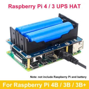 Raspberry Pi 4 UPS HAT Uninterruptible Power Supply Stable 5V USB